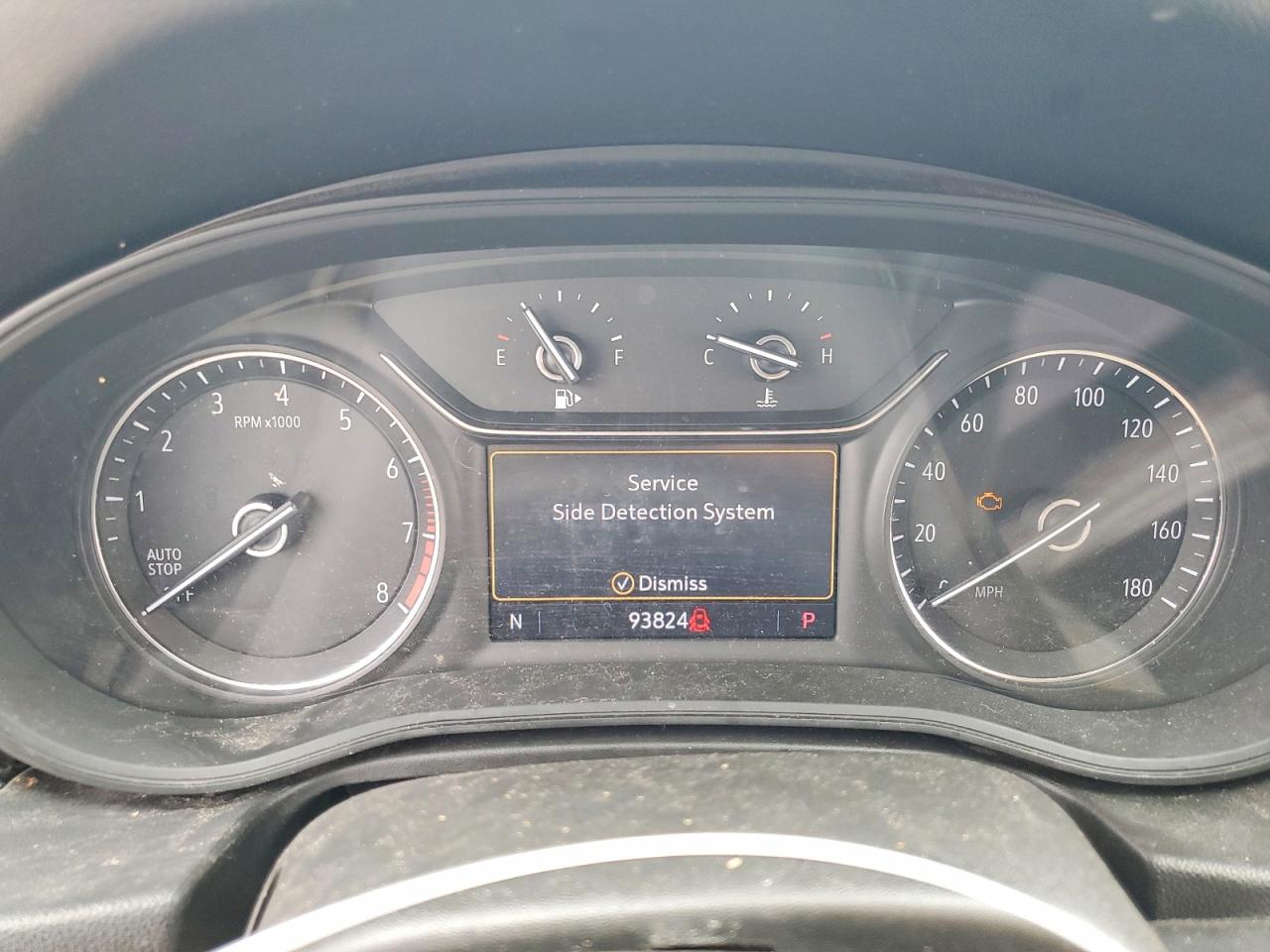 2019 Buick Regal VIN W04GL6SX9K1038806 COPART salvage auction — Side, TX - CERTIFICATE OF TITLE (P), sold $3,900 on 2026-07-08 (photo 9)