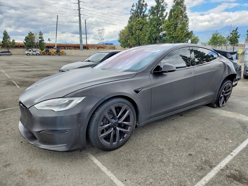 2021 Tesla Model s VIN 5YJSA1E68MF438636 — COPART salvage auction photo