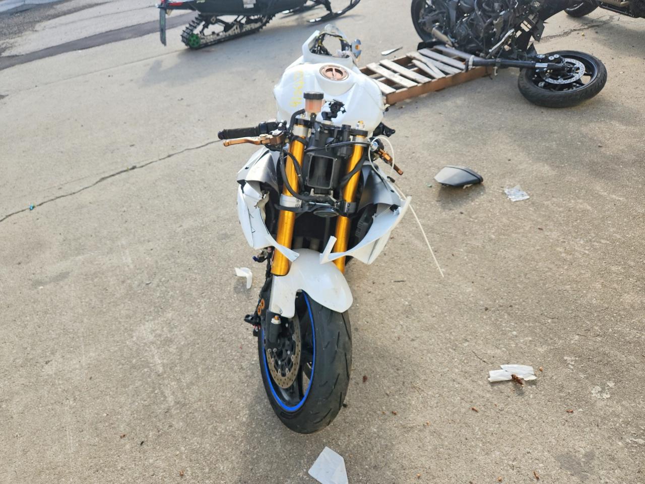 2007 Yamaha YZFR6 VIN JYARJ12E77A019180 COPART salvage auction — All Over, MI - CERTIFICATE OF TITLE, sold $825 on 2026-07-02 (photo 2)