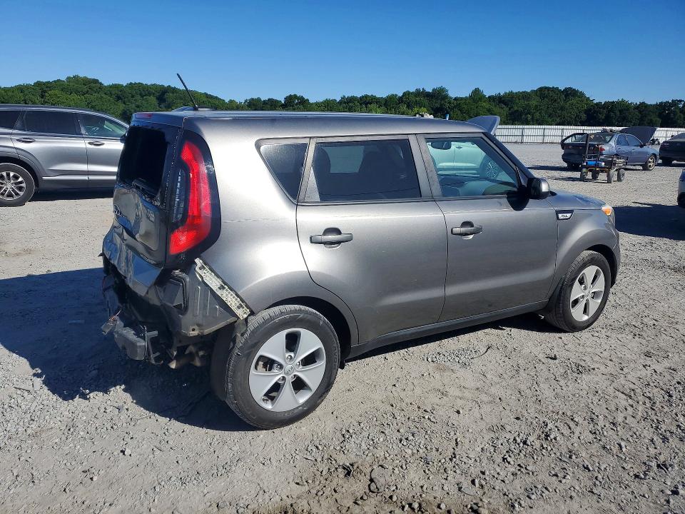 2016 Kia Soul VIN KNDJN2A25G7356298 COPART salvage auction — REAR END, Nc - Salvage Certificate Of Title, sold $1,600 on 2026-07-15 (photo 3)