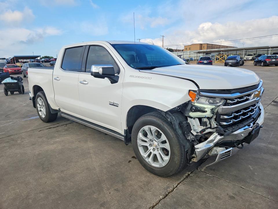 2024 Chevrolet Silverado VIN 1GCPAEED3RZ247932 COPART salvage auction — FRONT END, TX - SALVAGE VEHICLE TITLE (P), sold $21,000 on 2026-07-02 (photo 4)