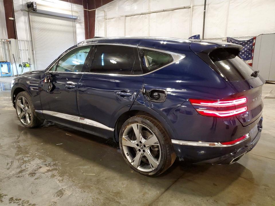 2021 Genesis Gv80 VIN KMUHCESC2MU073798 COPART salvage auction — ROLLOVER, Mn - Cert Of Title-Salvage, sold $9,900 on 2026-07-14 (photo 2)