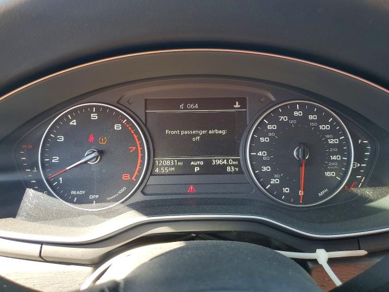 2017 Audi A4 VIN WAUGNAF43HN015412 COPART salvage auction — FRONT END, Sc - Cert Of Title-Salvage, sold $3,150 on 2026-07-13 (photo 9)