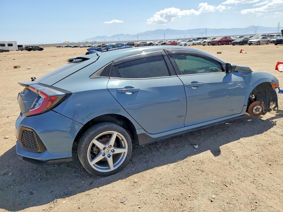 2017 Honda Civic VIN SHHFK7H43HU233239 COPART salvage auction — FRONT END, Ca - Dis/Dlr/Exp Clean W/Salv Hist, sold $925 on 2026-07-06 (photo 3)