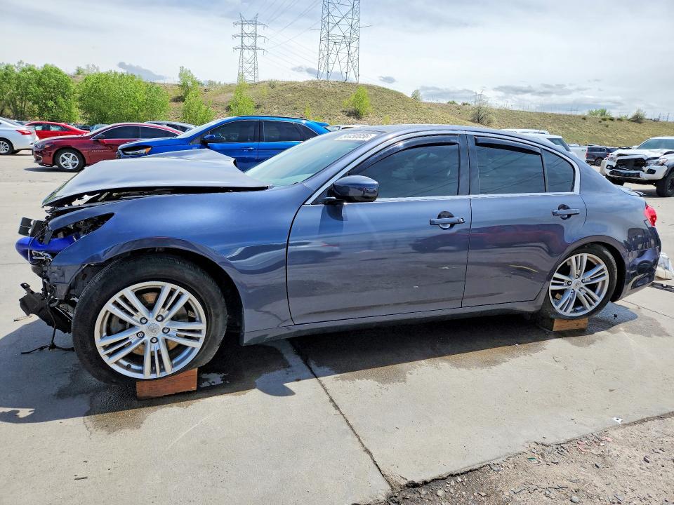 2012 Infiniti VIN JN1CV6ARXCM970792 COPART salvage auction — FRONT END, Co - Public - Salvage Title, sold $375 on 2026-07-27 (photo 1)