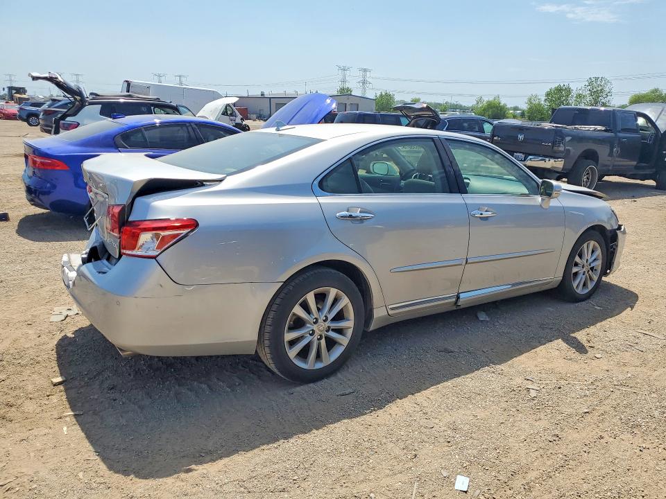 2012 Lexus ES VIN JTHBK1EG7C2475330 COPART salvage auction — REAR END, Il - Salvage Certificate, sold $1,700 on 2026-07-09 (photo 3)