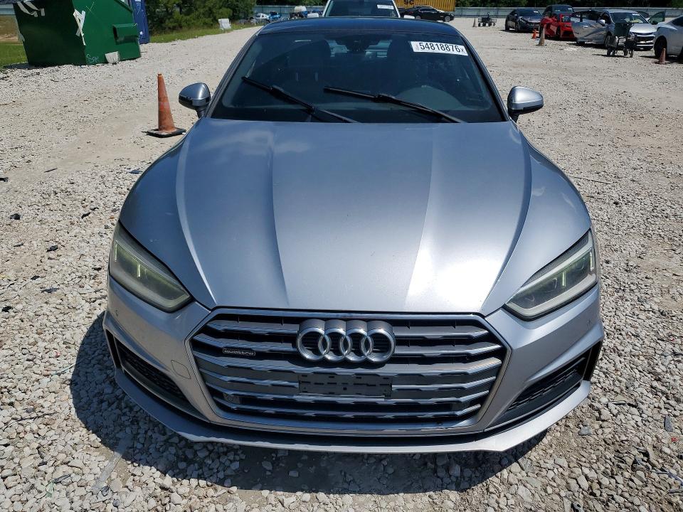 2018 Audi A5 VIN WAUTNAF56JA030474 COPART salvage auction — REAR END, Tx - Certificate Of Title, sold $925 on 2026-07-24 (photo 5)