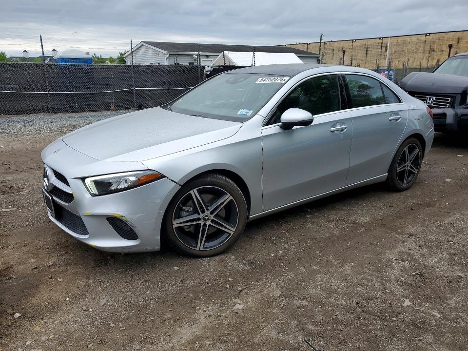 2020 Mercedes-benz A-class VIN W1K3G4FB2LJ203551 COPART salvage auction — SIDE, Md - Cert Of Salvage > 75% Damage, sold $8,300 on 2026-07-07 (photo 1)