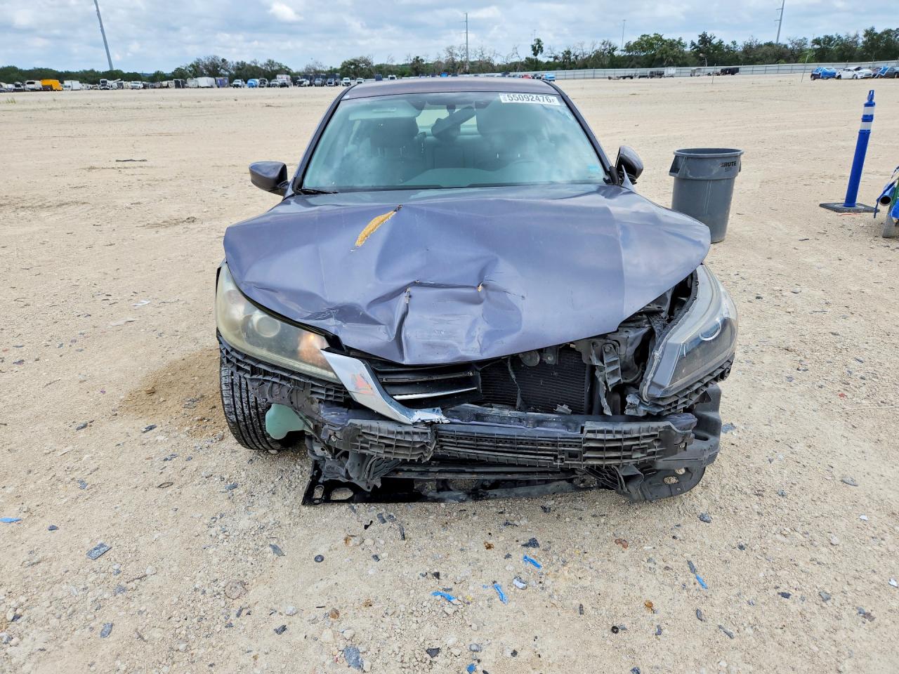 2015 Honda Accord VIN 1HGCR2F32FA193675 COPART salvage auction — Front End, TX - SALVAGE VEHICLE TITLE, sold $850 on 2026-07-09 (photo 5)