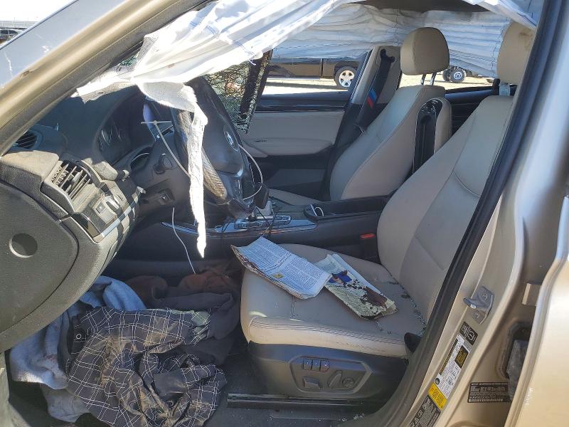 2015 BMW X3 VIN 5UXWX9C53F0D47916 COPART salvage auction — SIDE, Ca - Salvage Certificate, sold $1,700 on 2026-07-06 (photo 7)