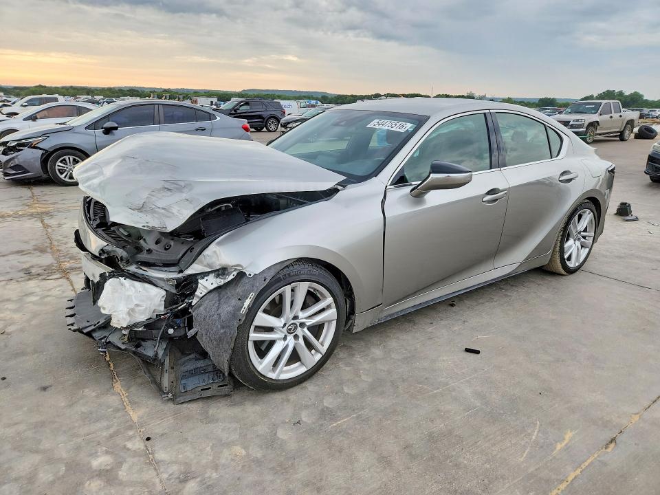 2021 Lexus Is VIN JTHAA1D29M5111575 COPART salvage auction — FRONT END, Tx - Certificate Of Title, sold $3,250 on 2026-07-30 (photo 1)