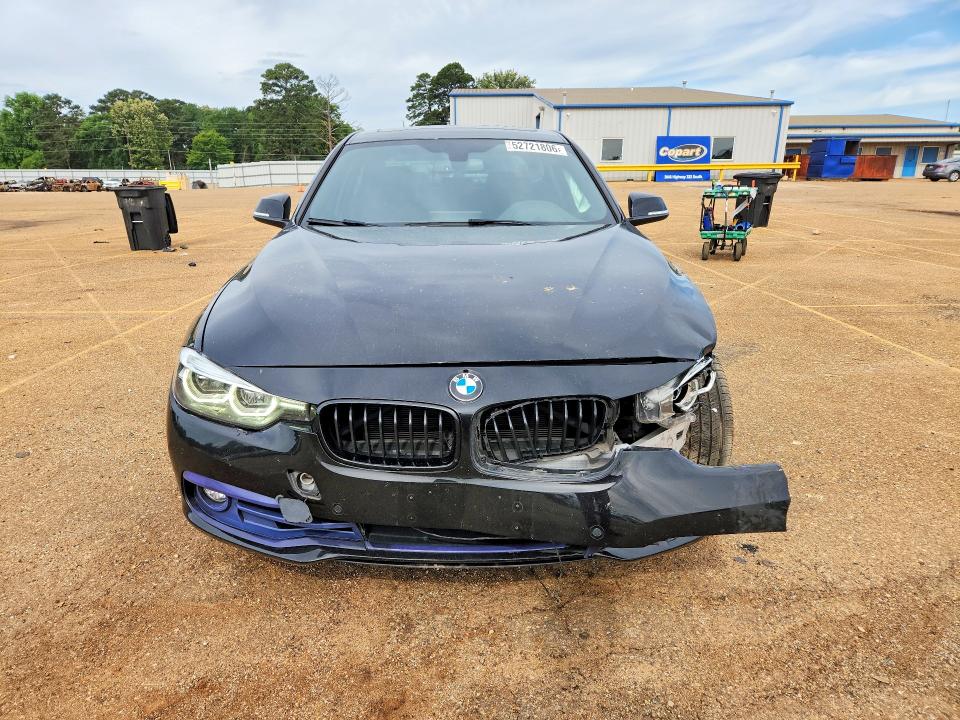 2018 BMW 3er VIN WBA8D9C56JA616345 COPART salvage auction — FRONT END, Tx - Salvage Vehicle Title, sold $2,250 on 2026-07-06 (photo 5)