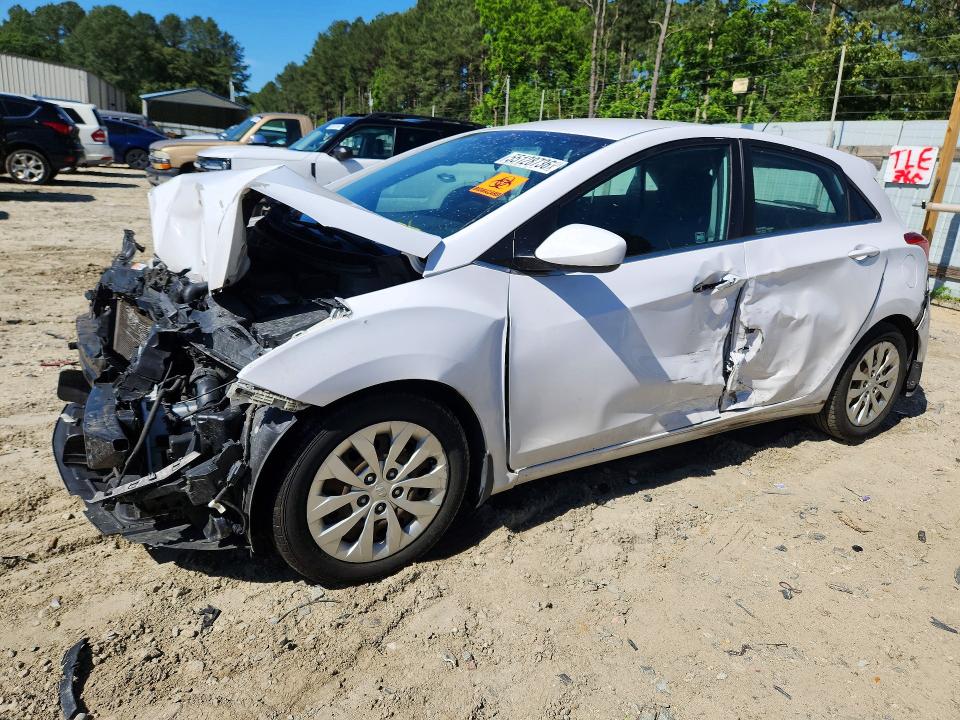 2016 Hyundai Elantra VIN KMHD35LH7GU284636 COPART salvage auction — FRONT END, MD - CERT OF SALVAGE > 75% DAMAGE (P), sold $925 on 2026-07-28 (photo 1)