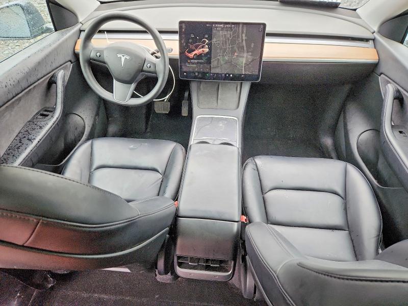 2021 Tesla Model y VIN 5YJYGDEE1MF248050 COPART salvage auction — SIDE, MD - CERT OF SALVAGE > 75% DAMAGE, sold $300 on 2026-07-31 (photo 8)