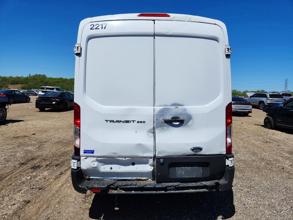2017 Ford Transit VIN 1FTYR1CM7HKA43148 COPART salvage auction — FRONT END, Il - Salvage Certificate, sold $1,450 on 2026-07-09 (photo 6)
