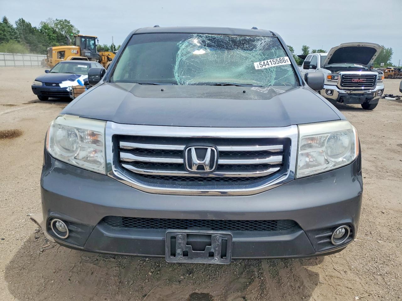 2012 Honda Pilot VIN 5FNYF4H50CB062139 COPART salvage auction — Top/Roof, IL - SALVAGE CERTIFICATE, sold $2,800 on 2026-06-25 (photo 5)