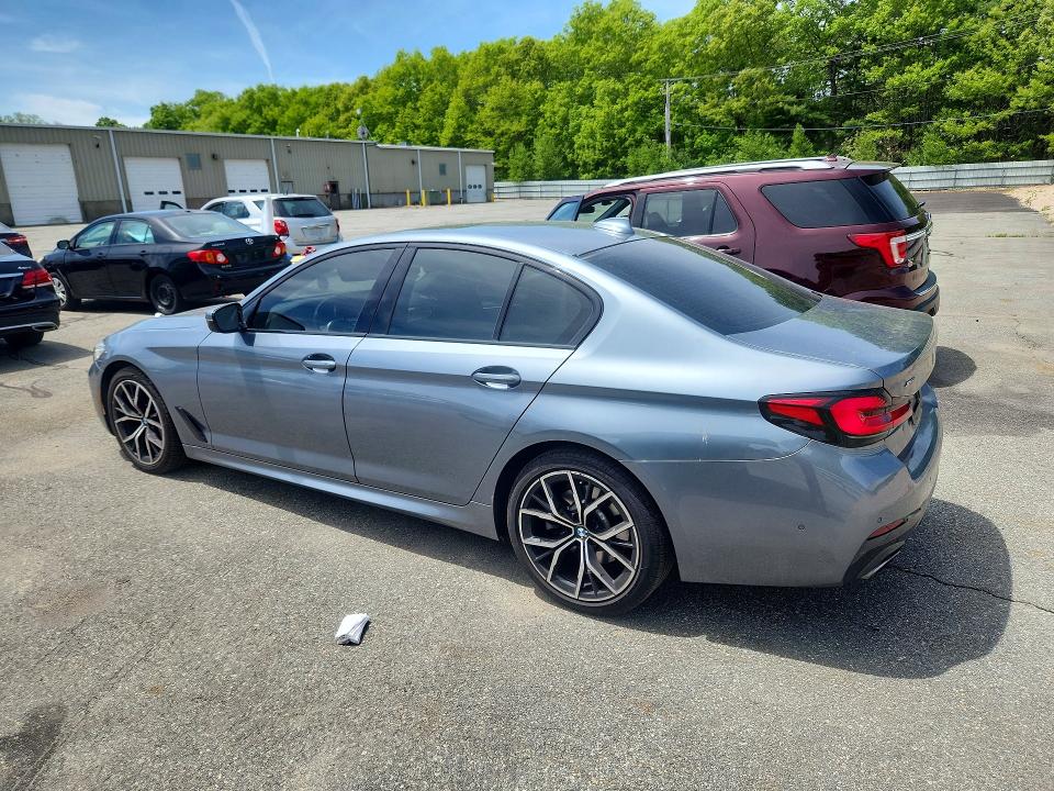 2022 BMW 5er VIN WBA13BJ09NWX40783 COPART salvage auction — FRONT END, Ma - Cert Of Title-Salvage, sold $13,200 on 2026-08-13 (photo 2)