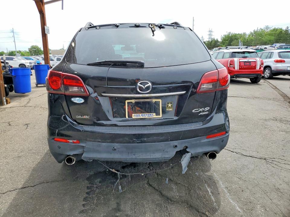 2013 Mazda Cx-9 VIN JM3TB3DV2D0414439 COPART salvage auction — REAR END, Co - Public - Salvage Title, sold $650 on 2026-07-07 (photo 6)