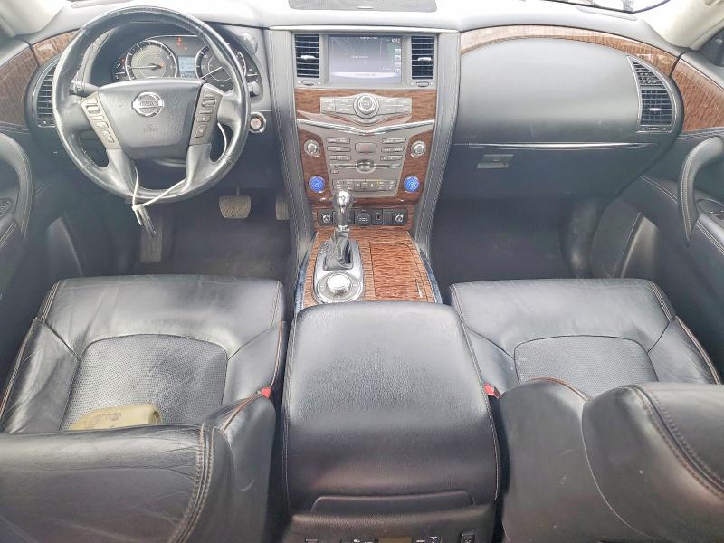 2018 Nissan Armada VIN JN8AY2NE2J9733861 COPART salvage auction — FRONT END, Oh - Cert Of Title-Salvage, sold $7,300 on 2026-07-17 (photo 8)