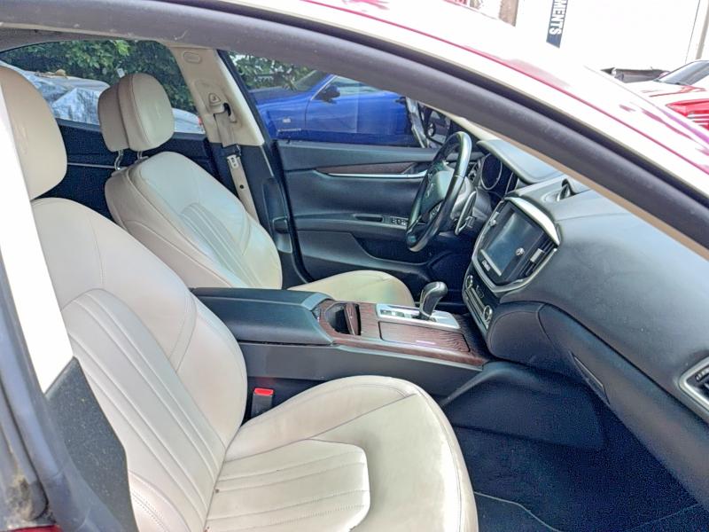 2015 Maserati Ghibli VIN ZAM57RTA0F1140879 COPART salvage auction — MECHANICAL, NJ - CERT OF TITLE W/SALVAGE HISTOR, sold $1,200 on 2026-07-09 (photo 5)