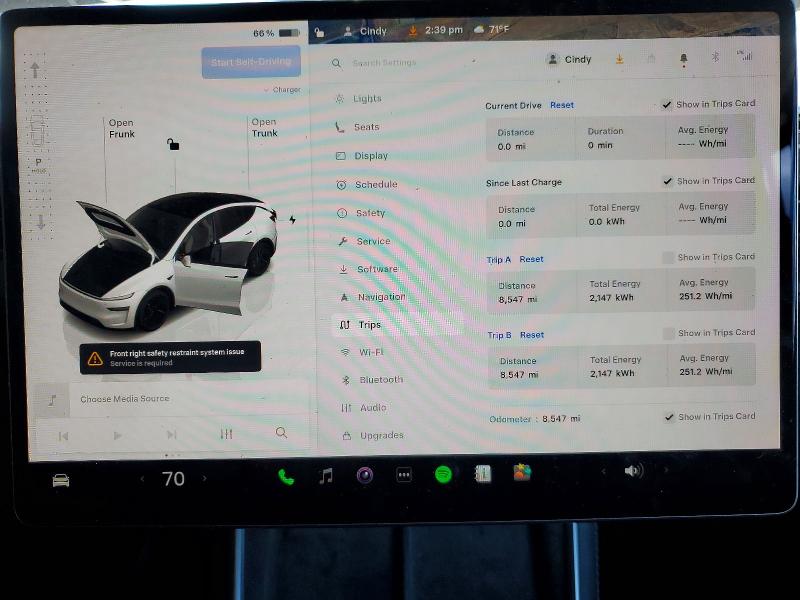 2026 Tesla Model y VIN 7SAYGDEE5TF349139 COPART salvage auction — REAR END, Salvage Title, sold $23,700 on 2026-07-21 (photo 9)