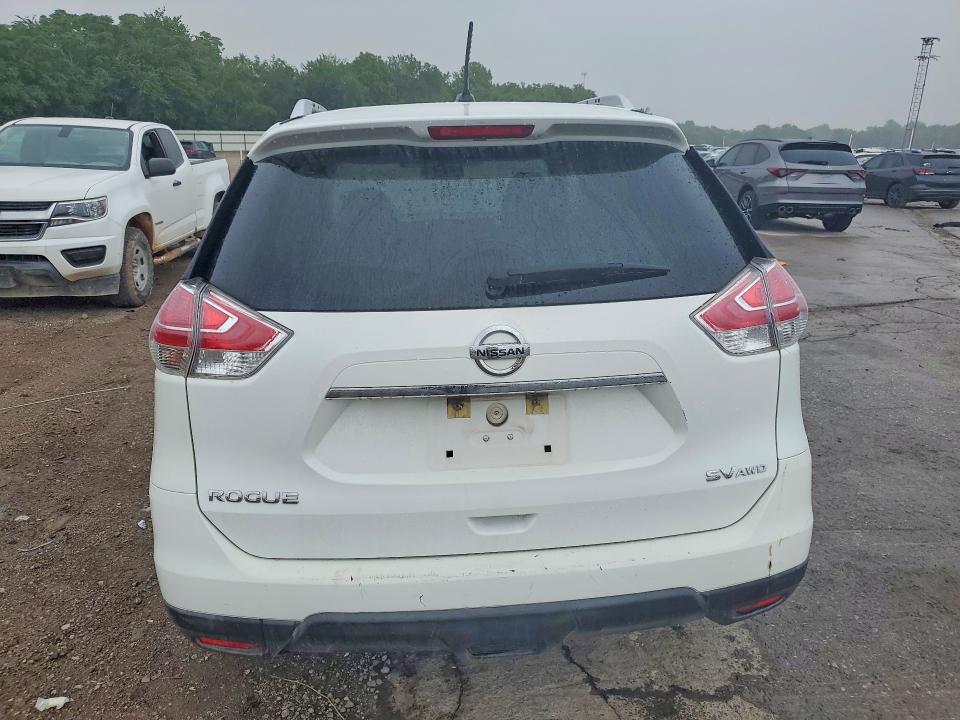 2016 Nissan Rogue VIN KNMAT2MVXGP720792 COPART salvage auction — FRONT END, Ok - Cert Of Title-Salvage, sold $875 on 2026-07-02 (photo 6)