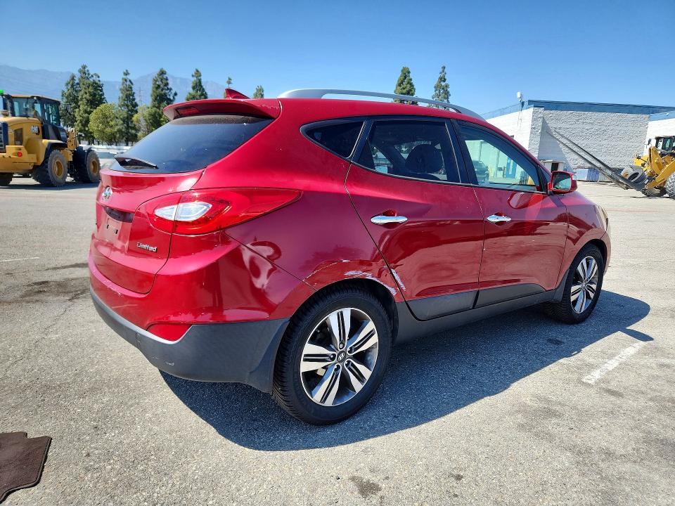 2014 Hyundai Tucson VIN KM8JU3AG6EU919146 COPART salvage auction — MINOR DENT/SCRATCHES, Ca - Salvage Certificate, sold $1,250 on 2026-07-16 (photo 3)