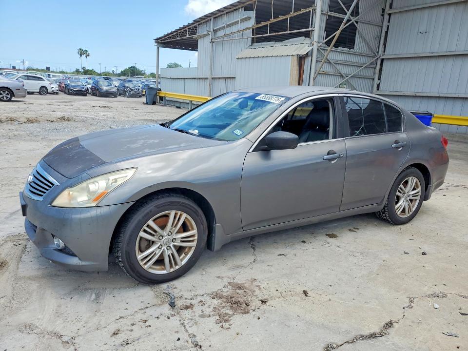 2012 Infiniti VIN JN1DV6AR1CM862257 COPART salvage auction — MECHANICAL, Tx - Salvage Vehicle Title, sold $175 on 2026-07-07 (photo 1)