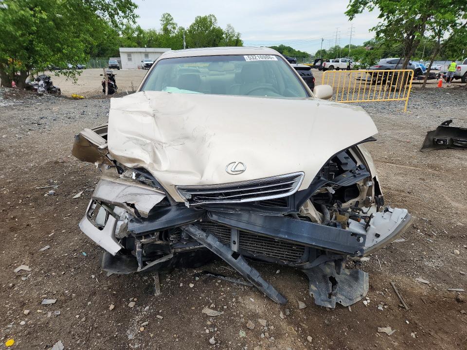 2000 Lexus ES VIN JT8BF28G0Y5083057 COPART salvage auction — FRONT END, Md - Cert Of Salvage > 75% Damage, sold $400 on 2026-07-14 (photo 5)