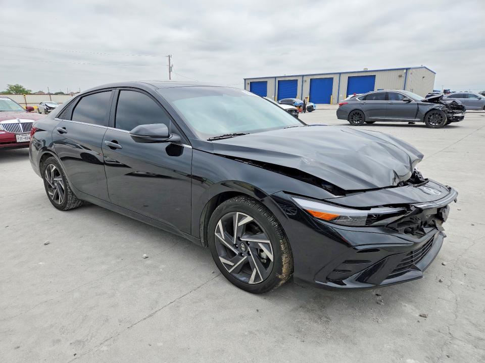 2025 Hyundai Elantra VIN KMHLP4DG3SU893246 COPART salvage auction — FRONT END, Tx - Salvage Vehicle Title, sold $6,100 on 2026-07-24 (photo 4)