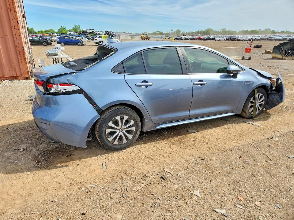 2020 Toyota Corolla VIN JTDEBRBEXLJ028903 COPART salvage auction — FRONT END, Il - Salvage Certificate, sold $3,000 on 2026-07-23 (photo 3)