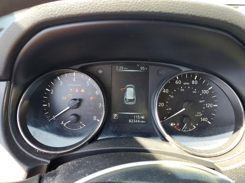 2017 Nissan Rogue VIN JN8AT2MT8HW138393 COPART salvage auction — FRONT END, Ca - Salvage Certificate, sold $900 on 2026-07-09 (photo 9)