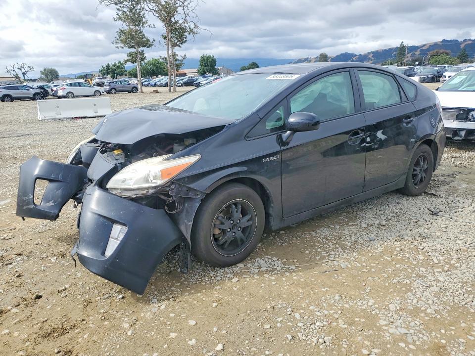 2014 Toyota Prius VIN JTDKN3DU3E1822091 COPART salvage auction — FRONT END, CA - SALVAGE CERTIFICATE, sold $525 on 2026-07-14 (photo 1)