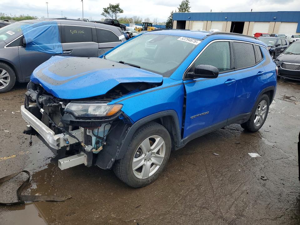 2022 Jeep Compass VIN 3C4NJCBBXNT155877 — COPART salvage auction photo