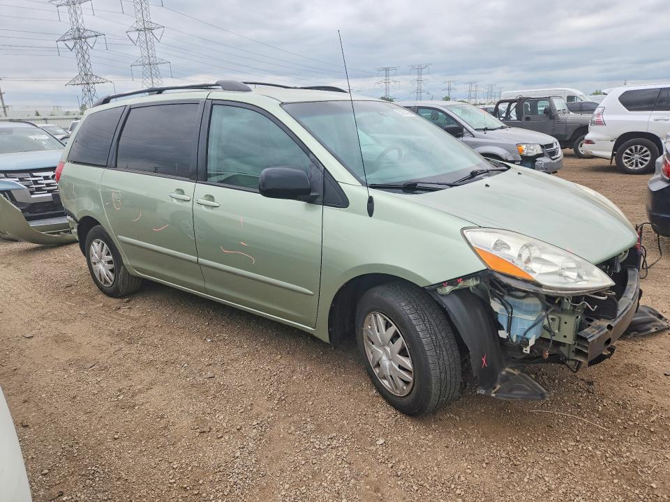 2009 Toyota Sienna VIN 5TDZK23C69S250260 COPART salvage auction — FRONT END, Il - Salvage Certificate, sold $850 on 2026-07-14 (photo 4)