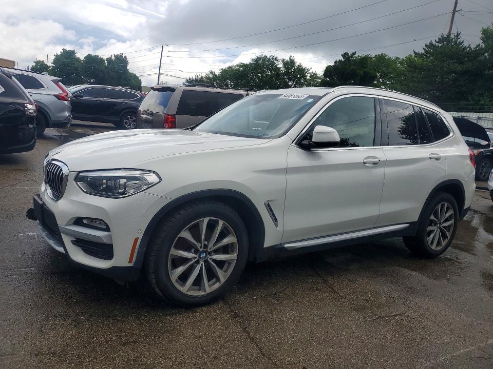 2018 BMW X3 VIN 5UXTR9C54JLD68021 COPART salvage auction — FRONT END, Oh - Cert Of Title-Repossession, sold $7,900 on 2026-07-15 (photo 1)