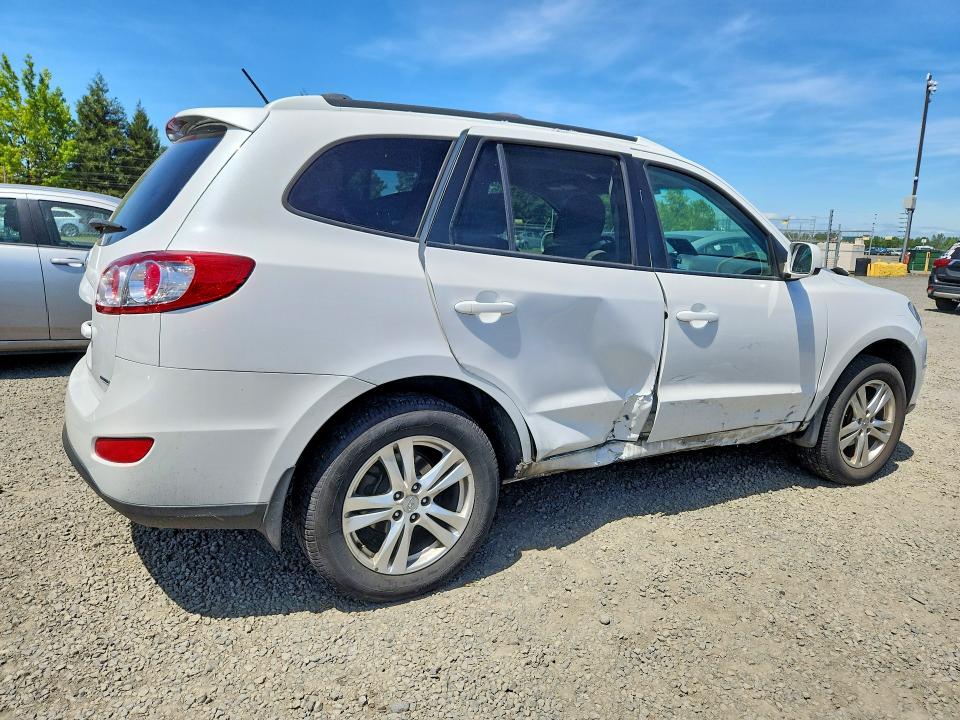2012 Hyundai Santa fe VIN 5XYZHDAG1CG132346 COPART salvage auction — SIDE, Or - Salvage Title Certificate, sold $775 on 2026-07-07 (photo 3)