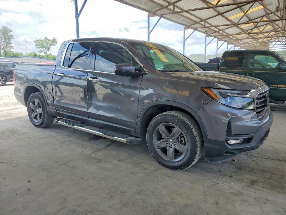 2021 Honda Ridgeline VIN 5FPYK3F72MB020140 COPART salvage auction — SIDE, Tn - Salvage Certificate, sold $12,300 on 2026-07-02 (photo 4)