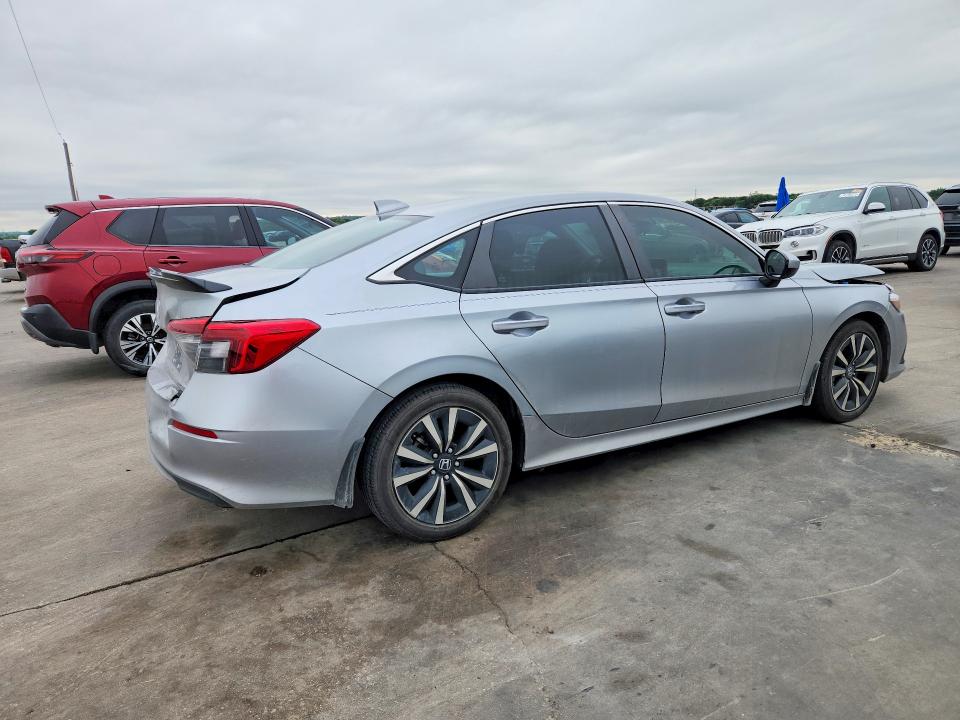 2024 Honda Civic VIN 2HGFE1F70RH326476 COPART salvage auction — FRONT END, Tx - Salvage Vehicle Title, sold $6,600 on 2026-07-04 (photo 3)