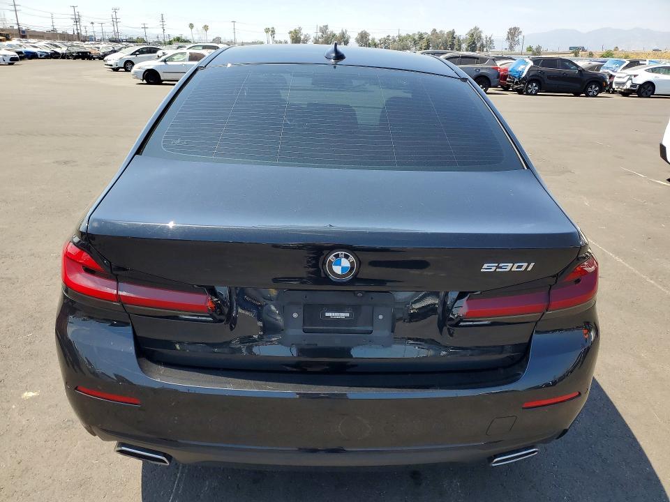 2023 BMW 5er VIN WBA53BH0XPWY28445 COPART salvage auction — FRONT END, Ca - Salvage Certificate, sold $16,400 on 2026-07-27 (photo 6)