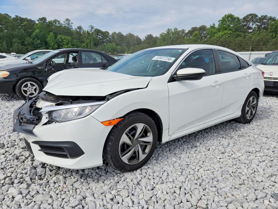 2017 Honda VIN 19XFC2E50HE062146 COPART salvage auction — FRONT END, Ga - Cert Of Title-Salvage, sold $3,900 on 2026-07-02 (photo 1)