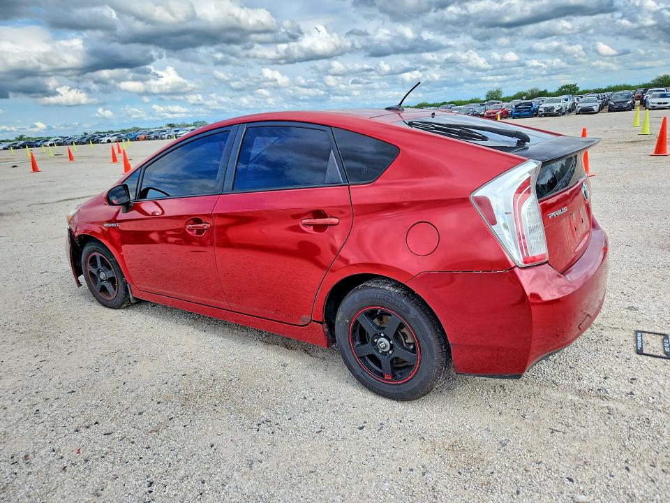 2012 Toyota Prius VIN JTDKN3DU6C5388593 COPART salvage auction — FRONT END, TX - SALVAGE VEHICLE TITLE, sold $950 on 2026-07-30 (photo 2)