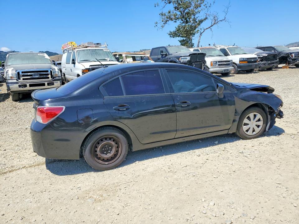 2015 Subaru Impreza VIN JF1GJAA62FG007655 COPART salvage auction — FRONT END, Ca - Salvage Certificate, sold $500 on 2026-07-16 (photo 3)