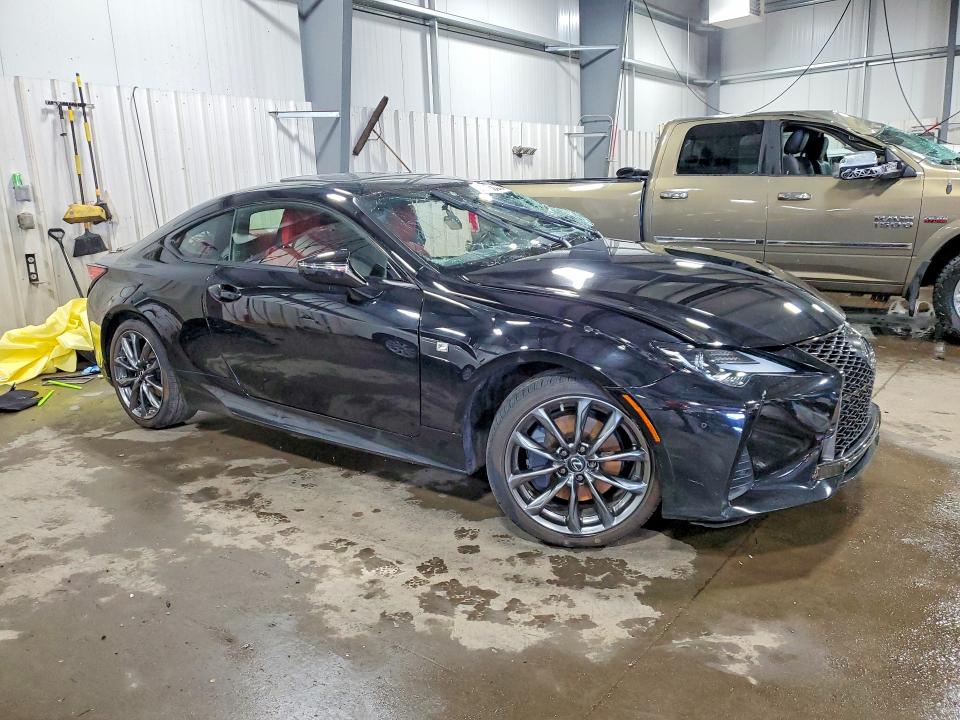 2022 Lexus Rc VIN JTHGZ5DC1N5011412 COPART salvage auction — SIDE, Mn - Cert Of Title-Salvage, sold $325 on 2026-07-21 (photo 4)