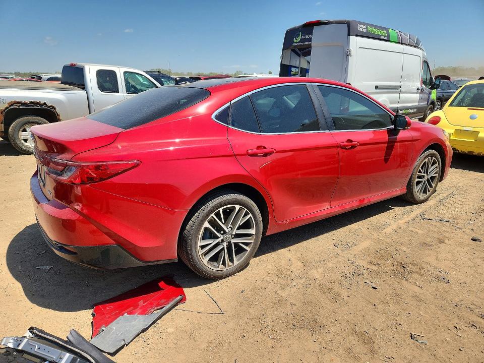 2025 Toyota Camry VIN 4T1DBADK6SU015557 COPART salvage auction — REAR END, Il - Salvage Certificate, sold $12,400 on 2026-07-30 (photo 3)