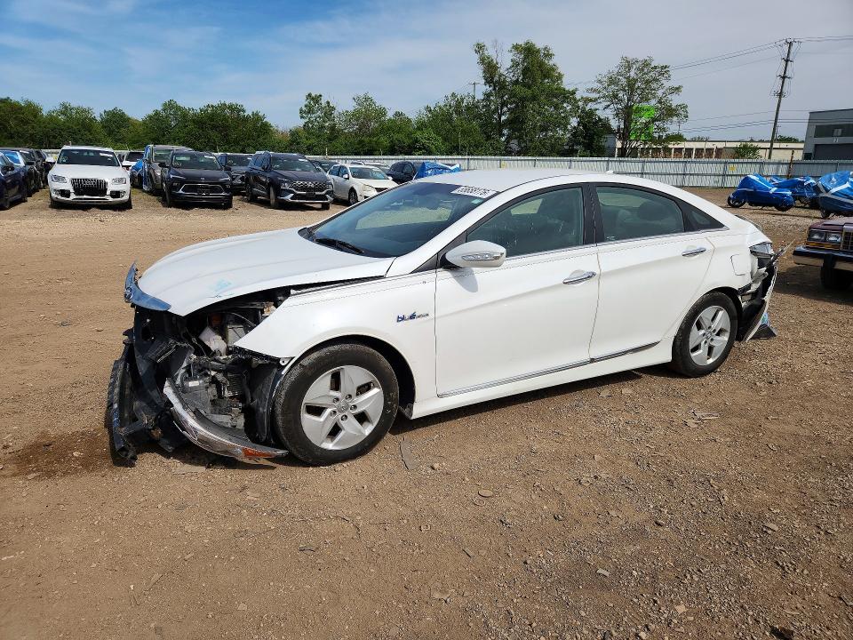 2012 Hyundai Sonata VIN KMHEC4A45CA022687 COPART salvage auction — REAR END, Il - Salvage Certificate, sold $400 on 2026-07-10 (photo 1)