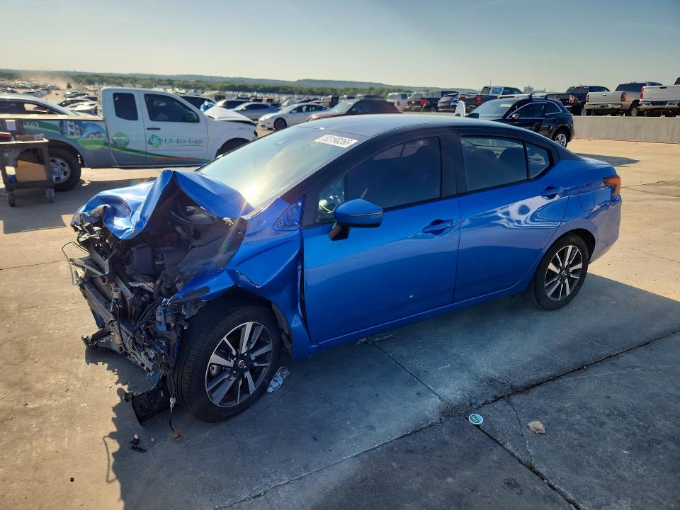 2021 Nissan Versa VIN 3N1CN8EV6ML834884 COPART salvage auction — FRONT END, Tx - Salvage Vehicle Title, sold $900 on 2026-07-02 (photo 1)