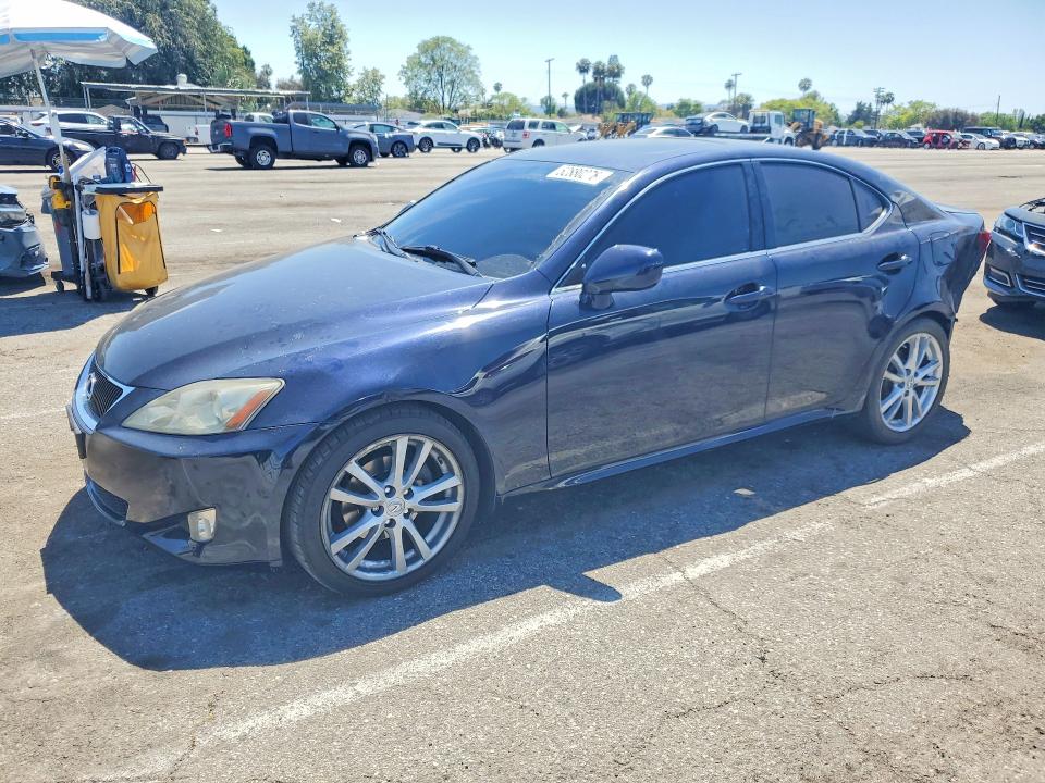 2007 Lexus Is VIN JTHBK262775030633 COPART salvage auction — REAR END, Ca - Salvage Certificate, sold $1,050 on 2026-07-24 (photo 1)