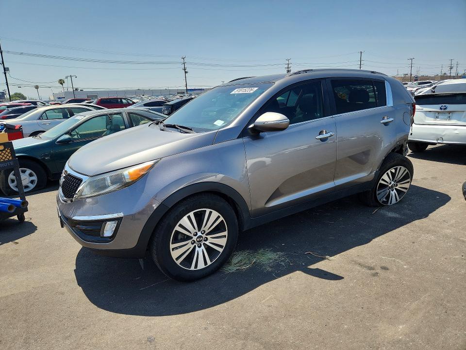 2015 Kia Sportage VIN KNDPC3AC3F7788594 COPART salvage auction — REAR END, Ca - Salvage Certificate, sold $1,300 on 2026-07-08 (photo 1)