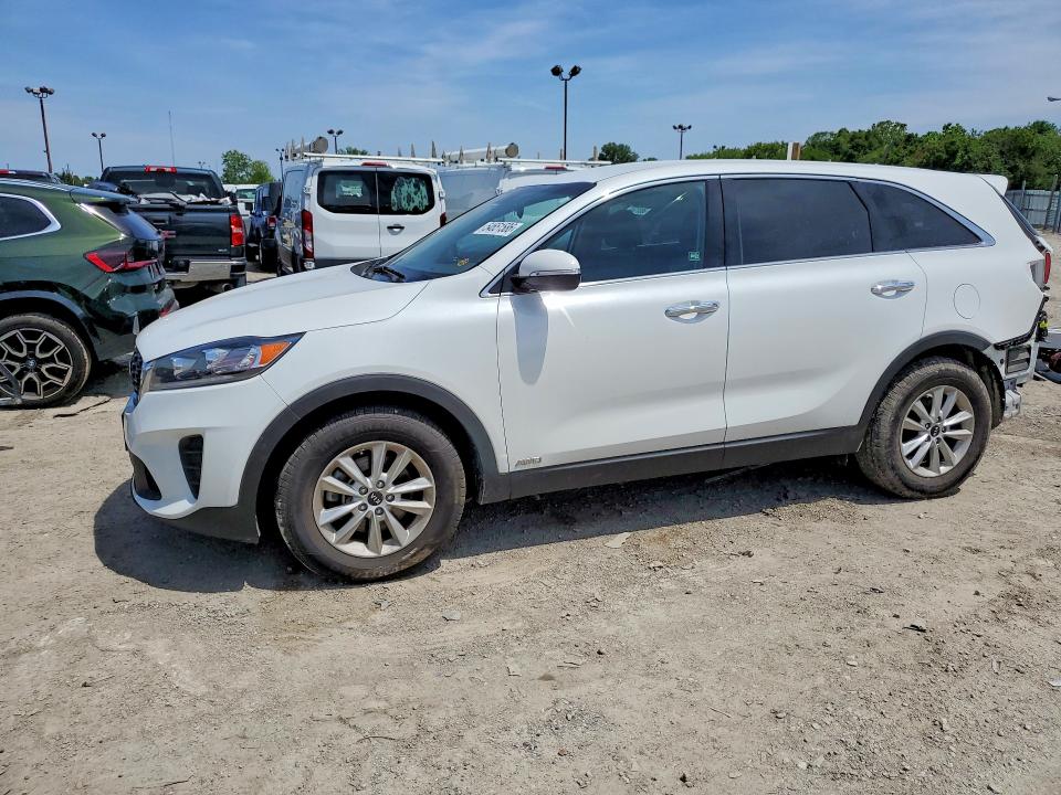 2019 Kia Sorento VIN 5XYPGDA5XKG448738 COPART salvage auction — REAR END, In - Cert Of Title-Salvage Title, sold $1,550 on 2026-07-10 (photo 1)